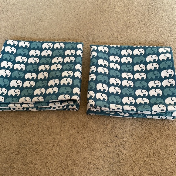 New Accent Pillow Covers Set Of 2 Blue Large Size Home Decor - Picture 7 of 8